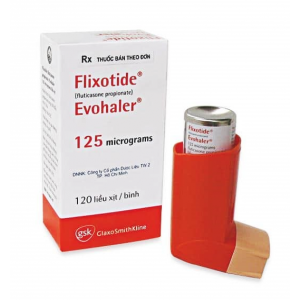 FLIXOTIDE EVOHALER 125 MCG / ACTUATION ( FLUTICASONE PROPIONATE ) INHALER 120 METERED ACTUATIONS